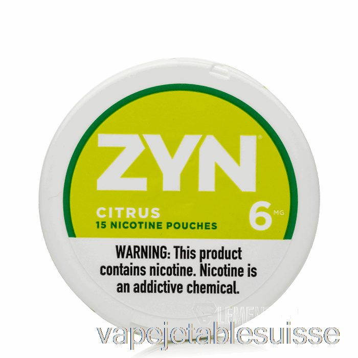 Vape Suisse Zyn Sachets De Nicotine - Agrumes 6mg